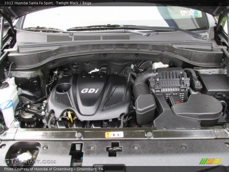 Twilight Black / Beige 2013 Hyundai Santa Fe Sport