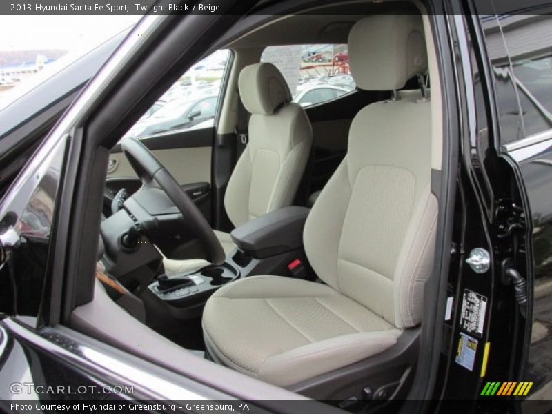 Twilight Black / Beige 2013 Hyundai Santa Fe Sport