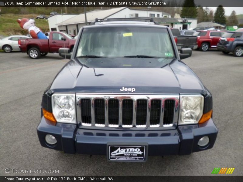 Midnight Blue Pearl / Dark Slate Gray/Light Graystone 2006 Jeep Commander Limited 4x4