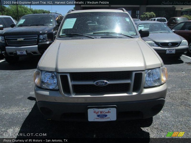 Harvest Gold Metallic / Medium Pebble 2003 Ford Explorer Sport Trac XLS