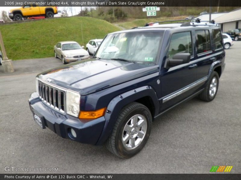 Midnight Blue Pearl / Dark Slate Gray/Light Graystone 2006 Jeep Commander Limited 4x4