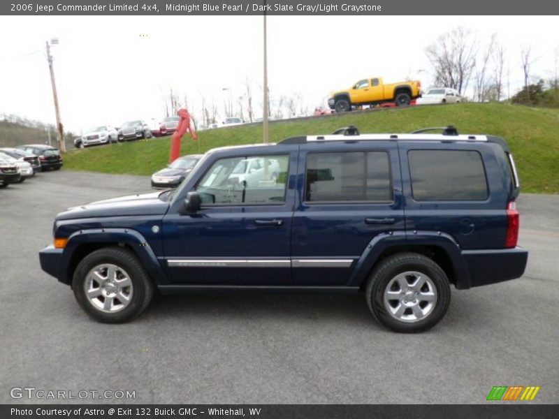 Midnight Blue Pearl / Dark Slate Gray/Light Graystone 2006 Jeep Commander Limited 4x4