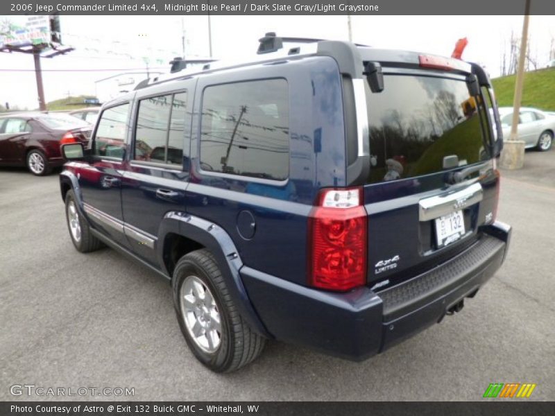 Midnight Blue Pearl / Dark Slate Gray/Light Graystone 2006 Jeep Commander Limited 4x4