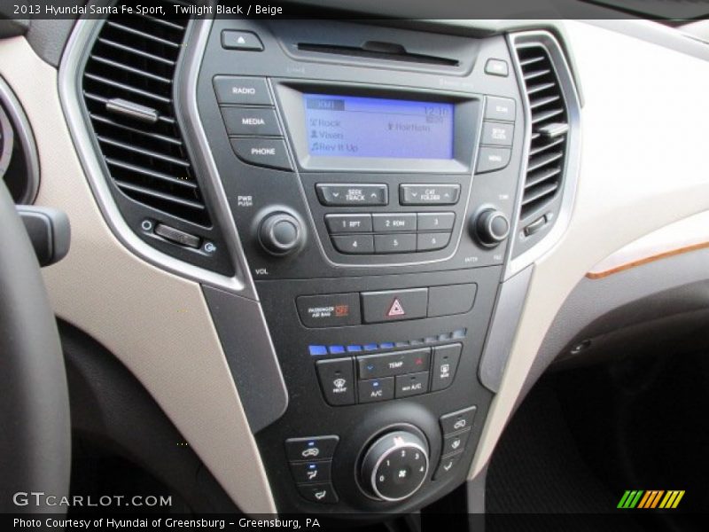 Twilight Black / Beige 2013 Hyundai Santa Fe Sport