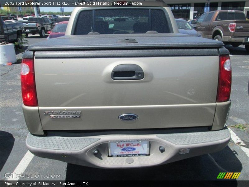 Harvest Gold Metallic / Medium Pebble 2003 Ford Explorer Sport Trac XLS