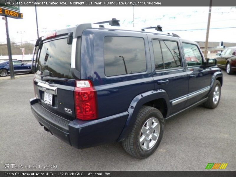 Midnight Blue Pearl / Dark Slate Gray/Light Graystone 2006 Jeep Commander Limited 4x4