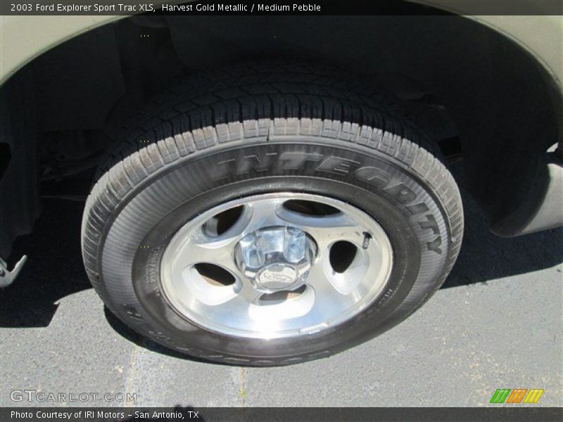 Harvest Gold Metallic / Medium Pebble 2003 Ford Explorer Sport Trac XLS