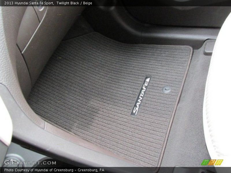 Twilight Black / Beige 2013 Hyundai Santa Fe Sport