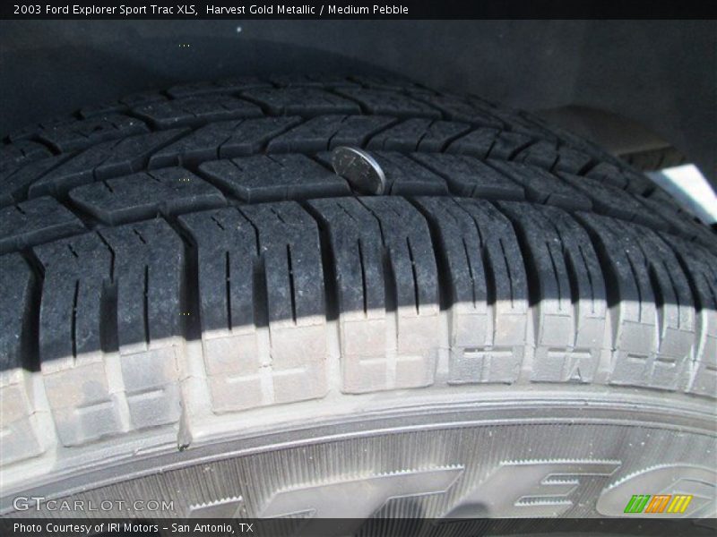 Harvest Gold Metallic / Medium Pebble 2003 Ford Explorer Sport Trac XLS