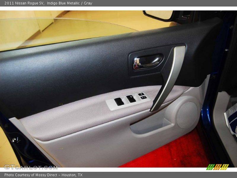 Indigo Blue Metallic / Gray 2011 Nissan Rogue SV