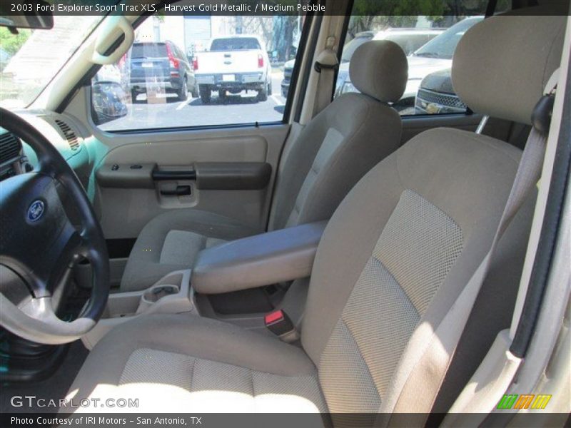 Harvest Gold Metallic / Medium Pebble 2003 Ford Explorer Sport Trac XLS