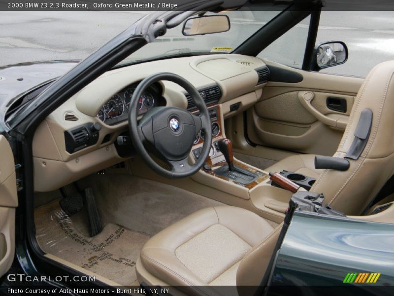 Oxford Green Metallic / Beige 2000 BMW Z3 2.3 Roadster