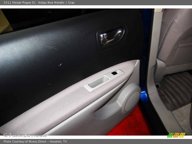 Indigo Blue Metallic / Gray 2011 Nissan Rogue SV