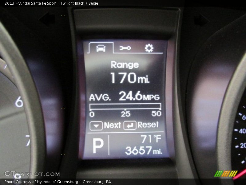 Twilight Black / Beige 2013 Hyundai Santa Fe Sport