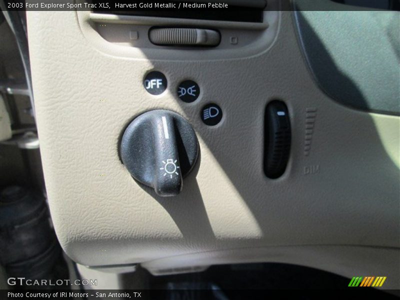 Harvest Gold Metallic / Medium Pebble 2003 Ford Explorer Sport Trac XLS