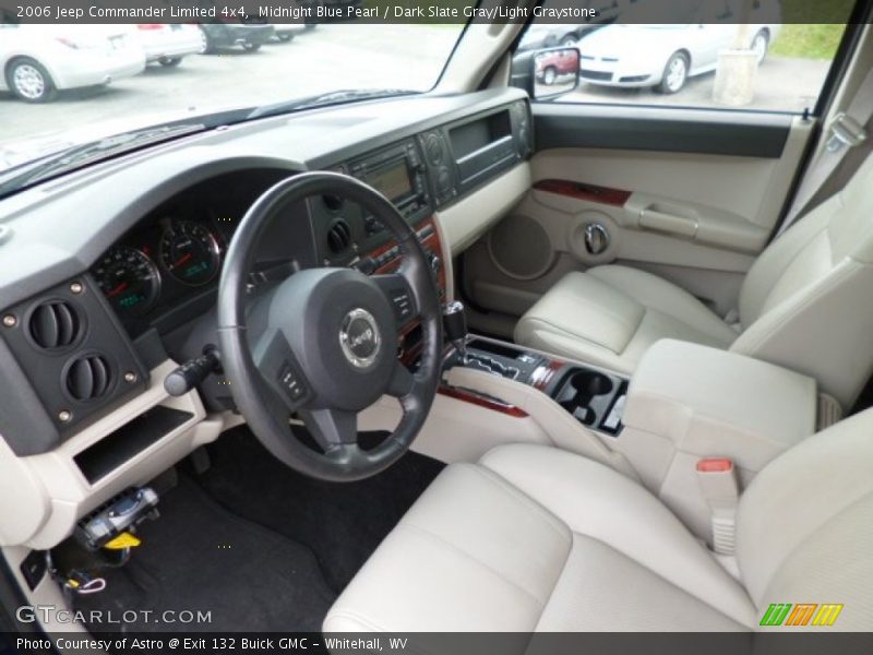 Midnight Blue Pearl / Dark Slate Gray/Light Graystone 2006 Jeep Commander Limited 4x4