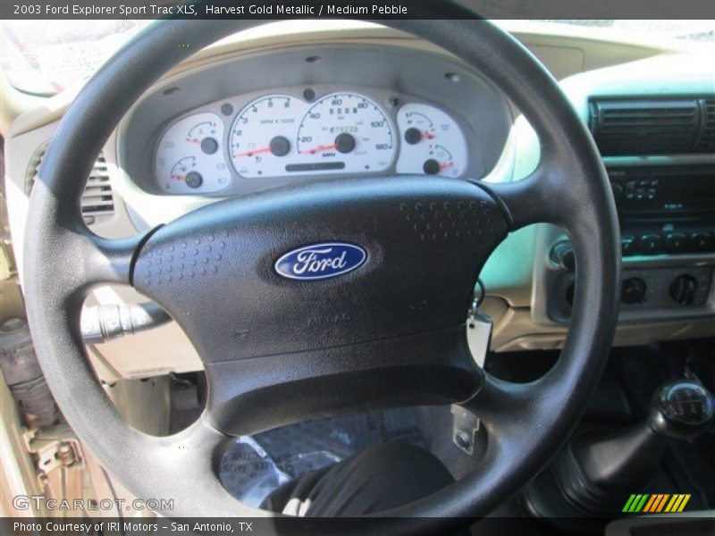 Harvest Gold Metallic / Medium Pebble 2003 Ford Explorer Sport Trac XLS