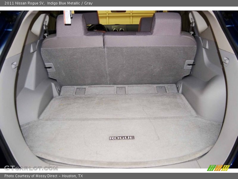 Indigo Blue Metallic / Gray 2011 Nissan Rogue SV