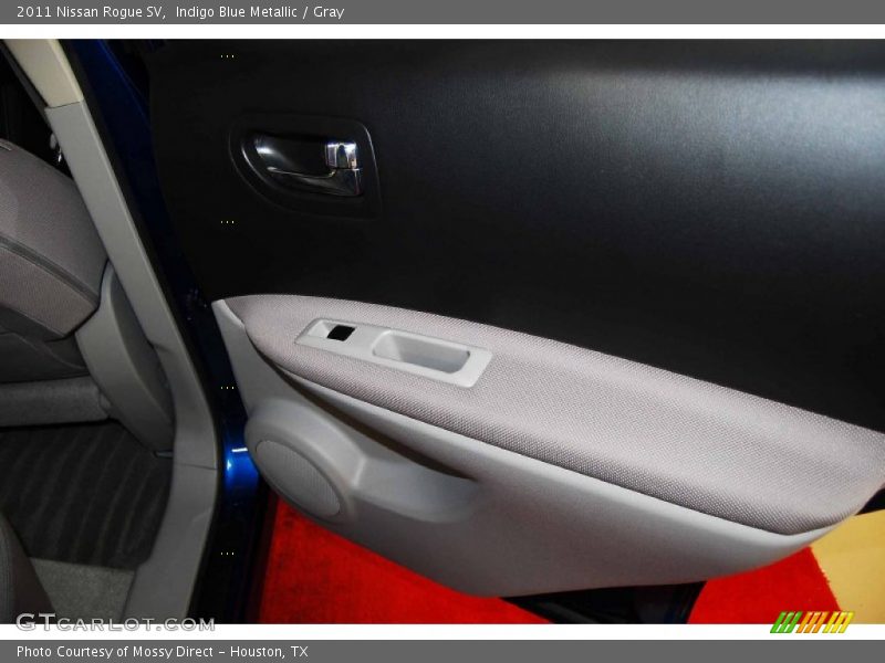 Indigo Blue Metallic / Gray 2011 Nissan Rogue SV