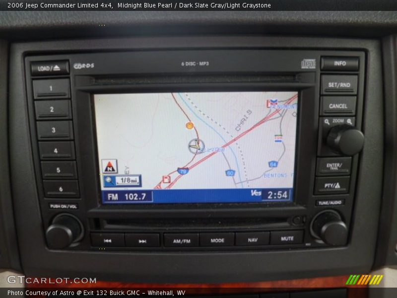 Midnight Blue Pearl / Dark Slate Gray/Light Graystone 2006 Jeep Commander Limited 4x4