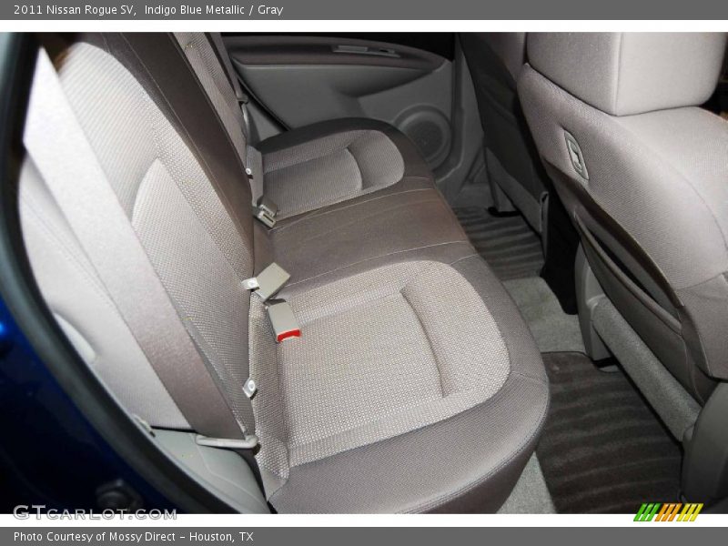Indigo Blue Metallic / Gray 2011 Nissan Rogue SV