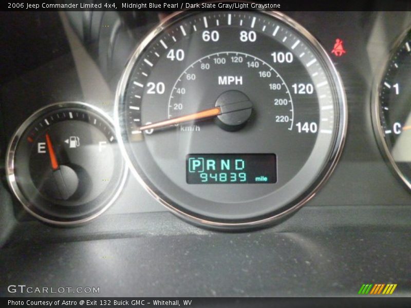 Midnight Blue Pearl / Dark Slate Gray/Light Graystone 2006 Jeep Commander Limited 4x4