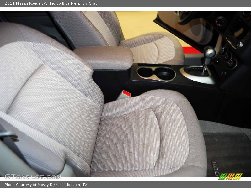 Indigo Blue Metallic / Gray 2011 Nissan Rogue SV