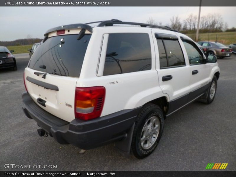 Stone White / Agate 2001 Jeep Grand Cherokee Laredo 4x4