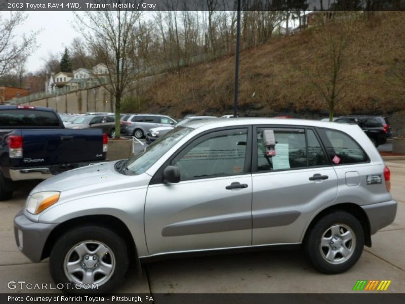 Titanium Metallic / Gray 2003 Toyota RAV4 4WD