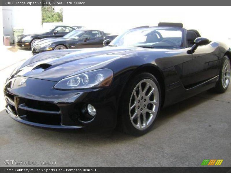 Viper Black / Black 2003 Dodge Viper SRT-10