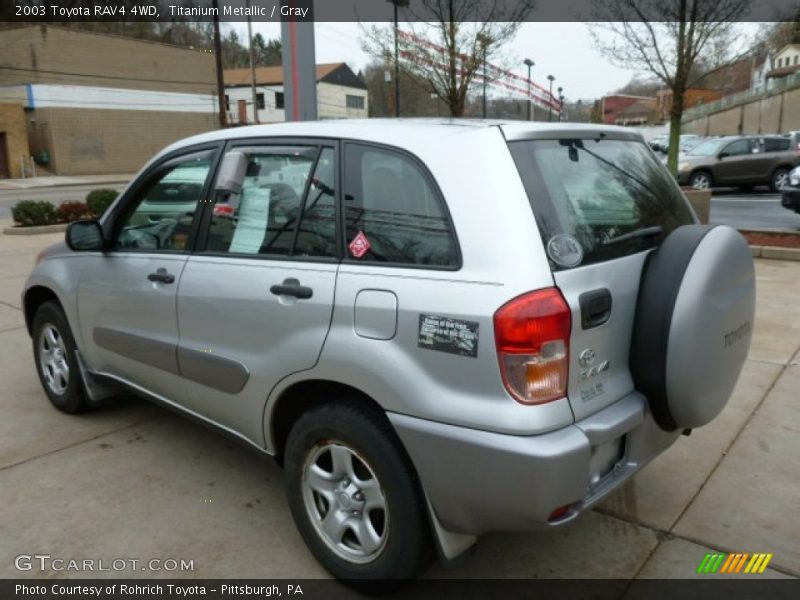Titanium Metallic / Gray 2003 Toyota RAV4 4WD