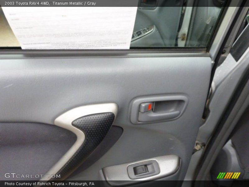 Titanium Metallic / Gray 2003 Toyota RAV4 4WD