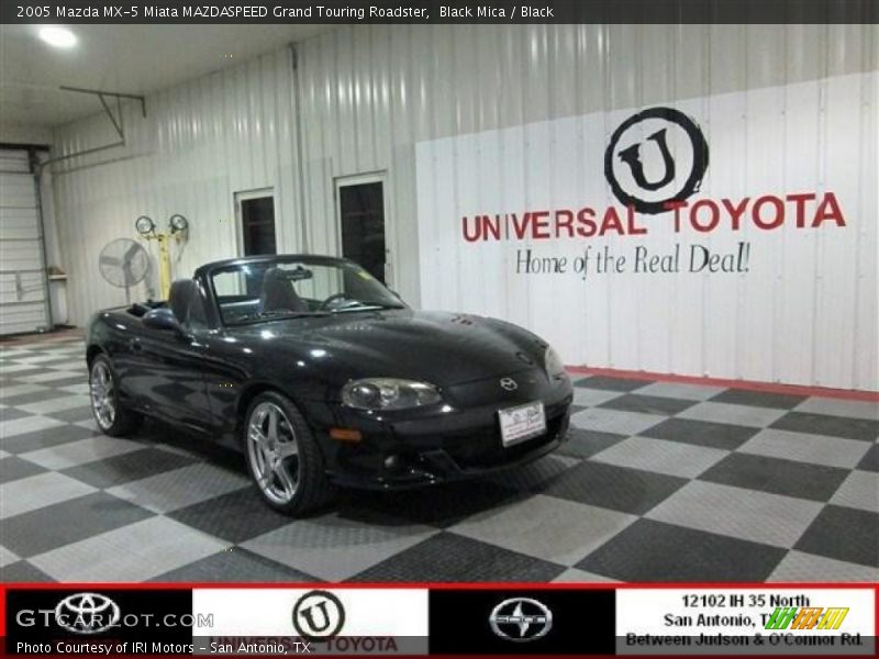 Black Mica / Black 2005 Mazda MX-5 Miata MAZDASPEED Grand Touring Roadster