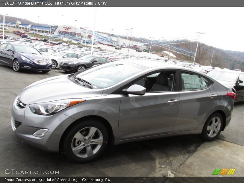 Titanium Gray Metallic / Gray 2013 Hyundai Elantra GLS