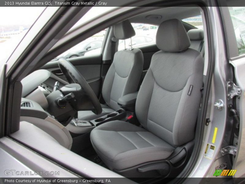Titanium Gray Metallic / Gray 2013 Hyundai Elantra GLS