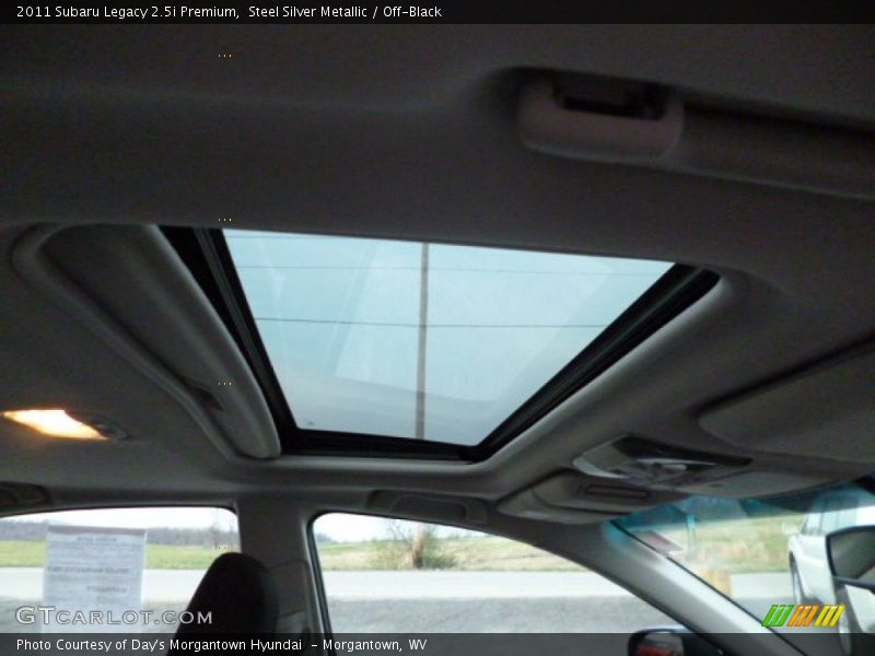 Steel Silver Metallic / Off-Black 2011 Subaru Legacy 2.5i Premium