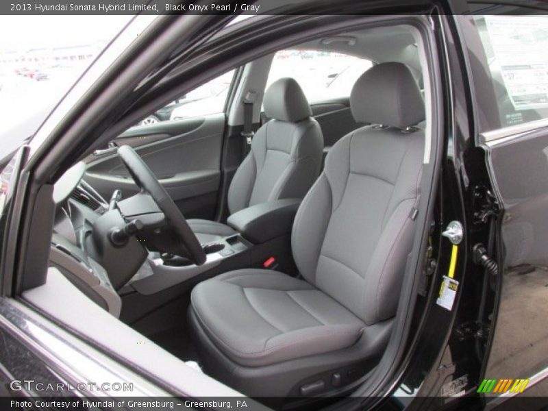 Front Seat of 2013 Sonata Hybrid Limited