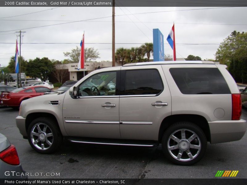 Gold Mist / Cocoa/Light Cashmere 2008 Cadillac Escalade