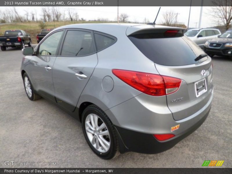 Graphite Gray / Black 2013 Hyundai Tucson Limited AWD