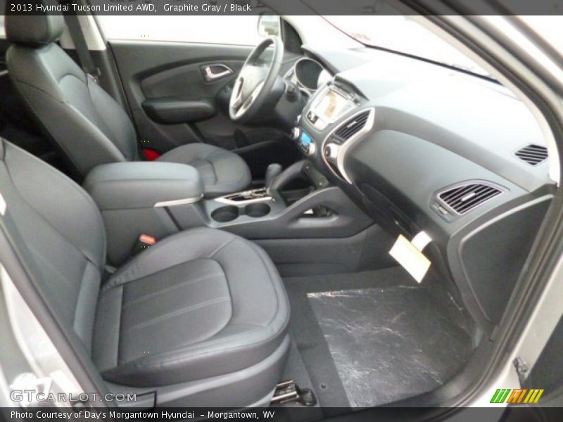 Graphite Gray / Black 2013 Hyundai Tucson Limited AWD