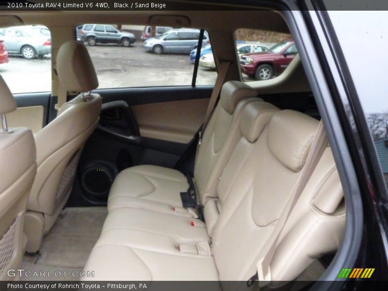 Black / Sand Beige 2010 Toyota RAV4 Limited V6 4WD