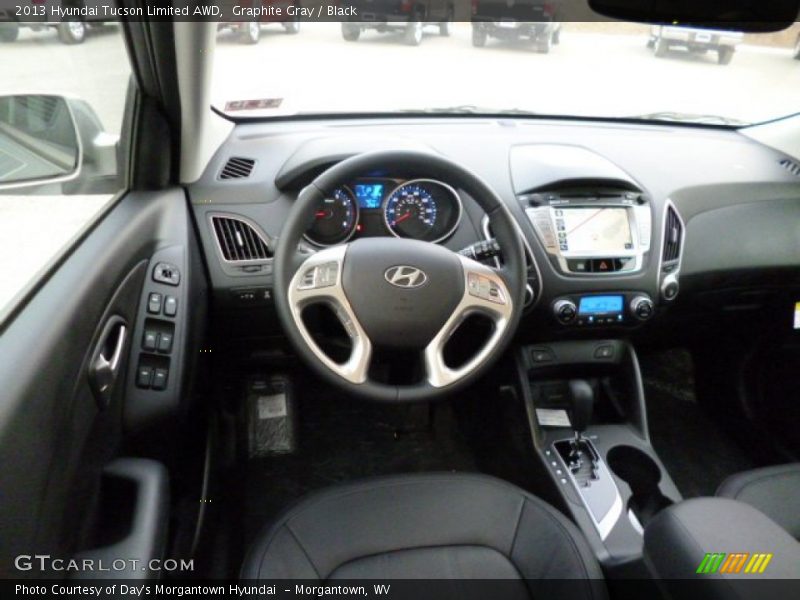 Graphite Gray / Black 2013 Hyundai Tucson Limited AWD