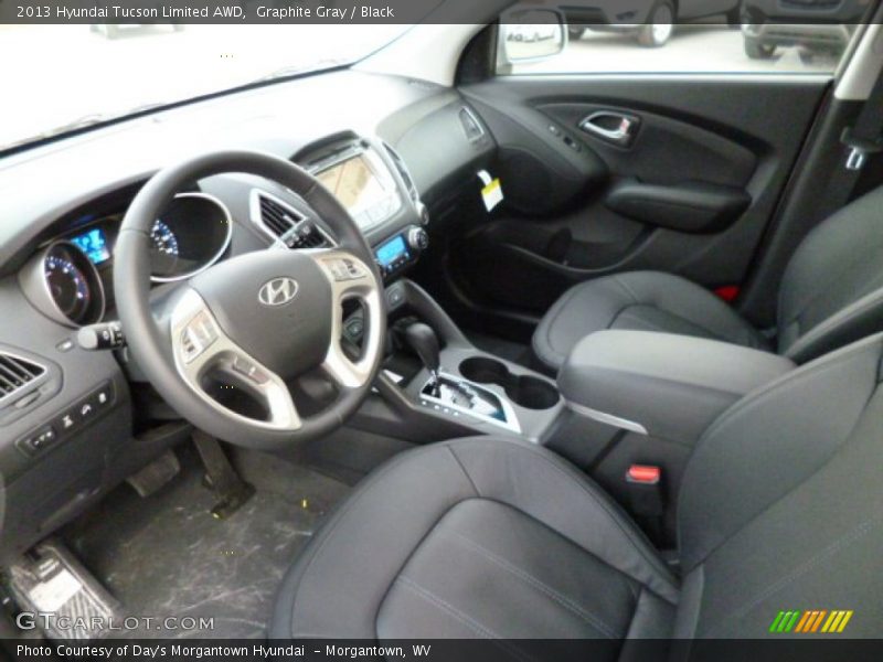 Graphite Gray / Black 2013 Hyundai Tucson Limited AWD