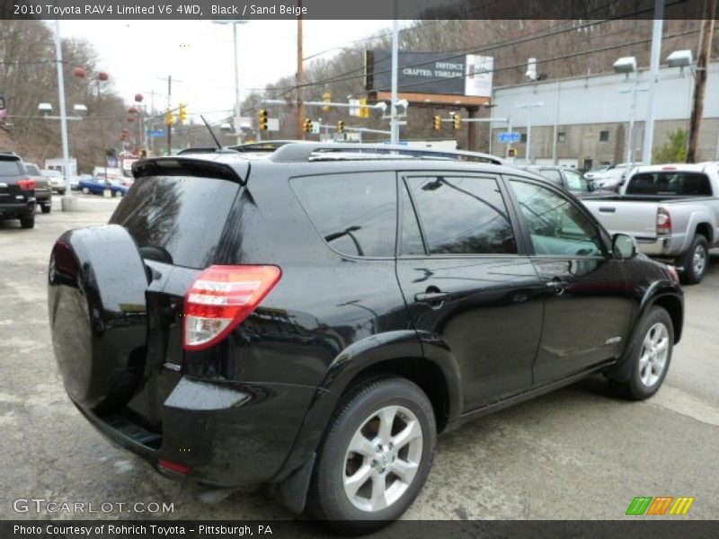 Black / Sand Beige 2010 Toyota RAV4 Limited V6 4WD