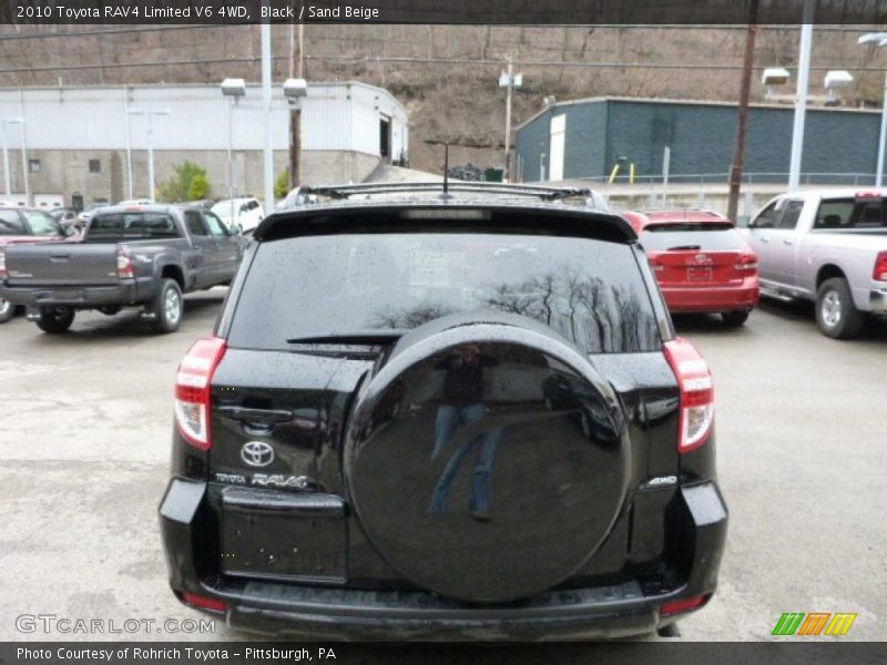 Black / Sand Beige 2010 Toyota RAV4 Limited V6 4WD
