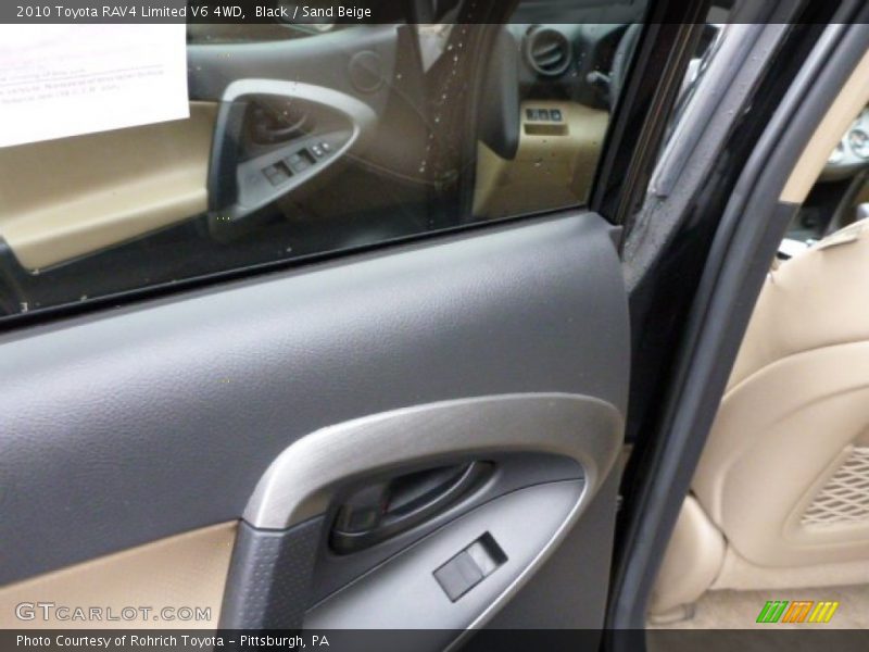 Black / Sand Beige 2010 Toyota RAV4 Limited V6 4WD