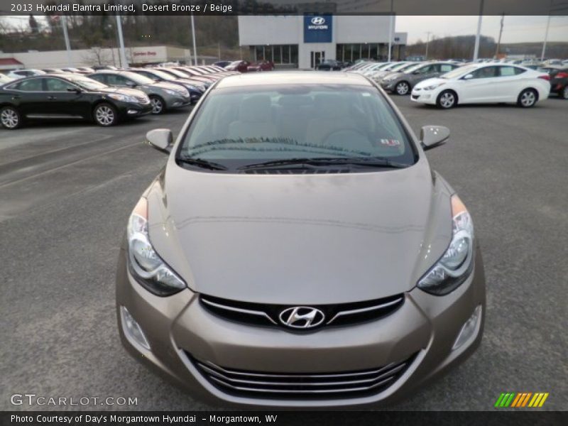 Desert Bronze / Beige 2013 Hyundai Elantra Limited