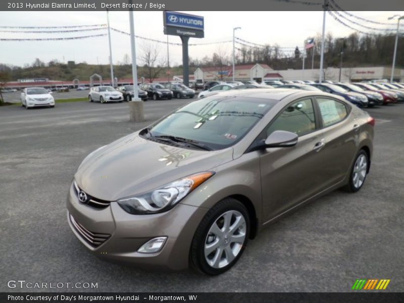 Desert Bronze / Beige 2013 Hyundai Elantra Limited