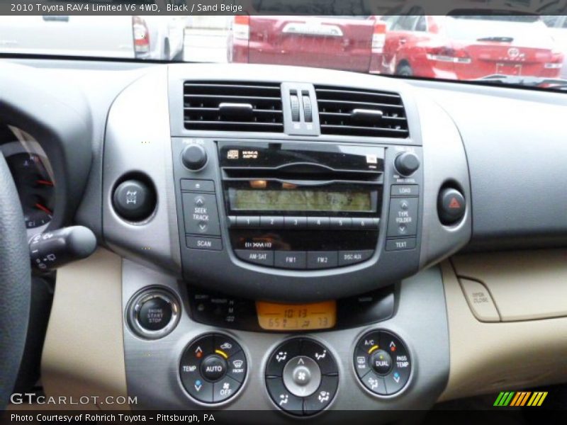 Black / Sand Beige 2010 Toyota RAV4 Limited V6 4WD