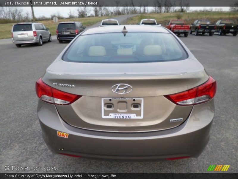 Desert Bronze / Beige 2013 Hyundai Elantra Limited